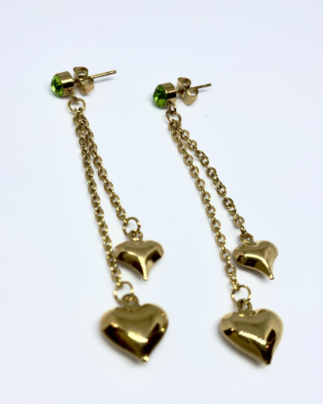 PENDIENTES CORAZONES COLGANTES