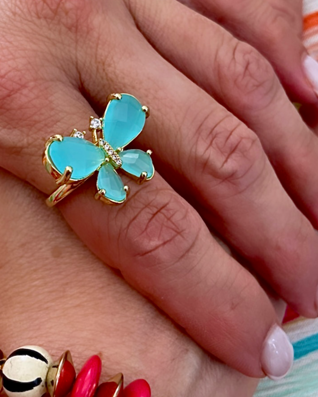 ANILLO AJUSTABLE MARIPOSA