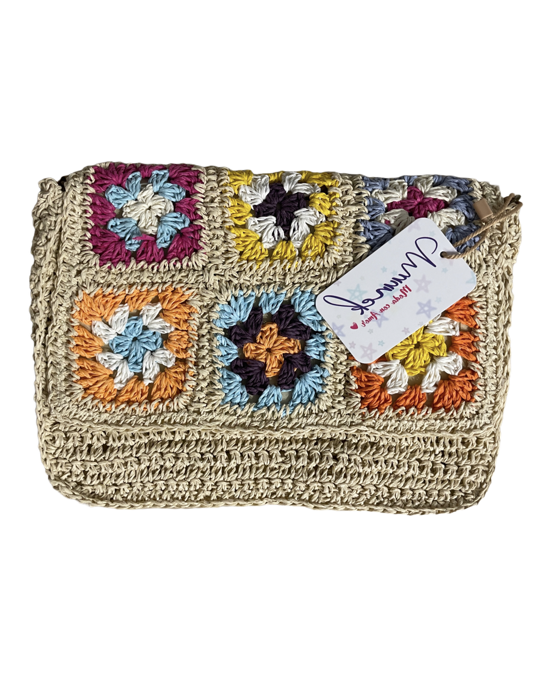 BOLSO BANDOLERA SOLAPA CROCHET