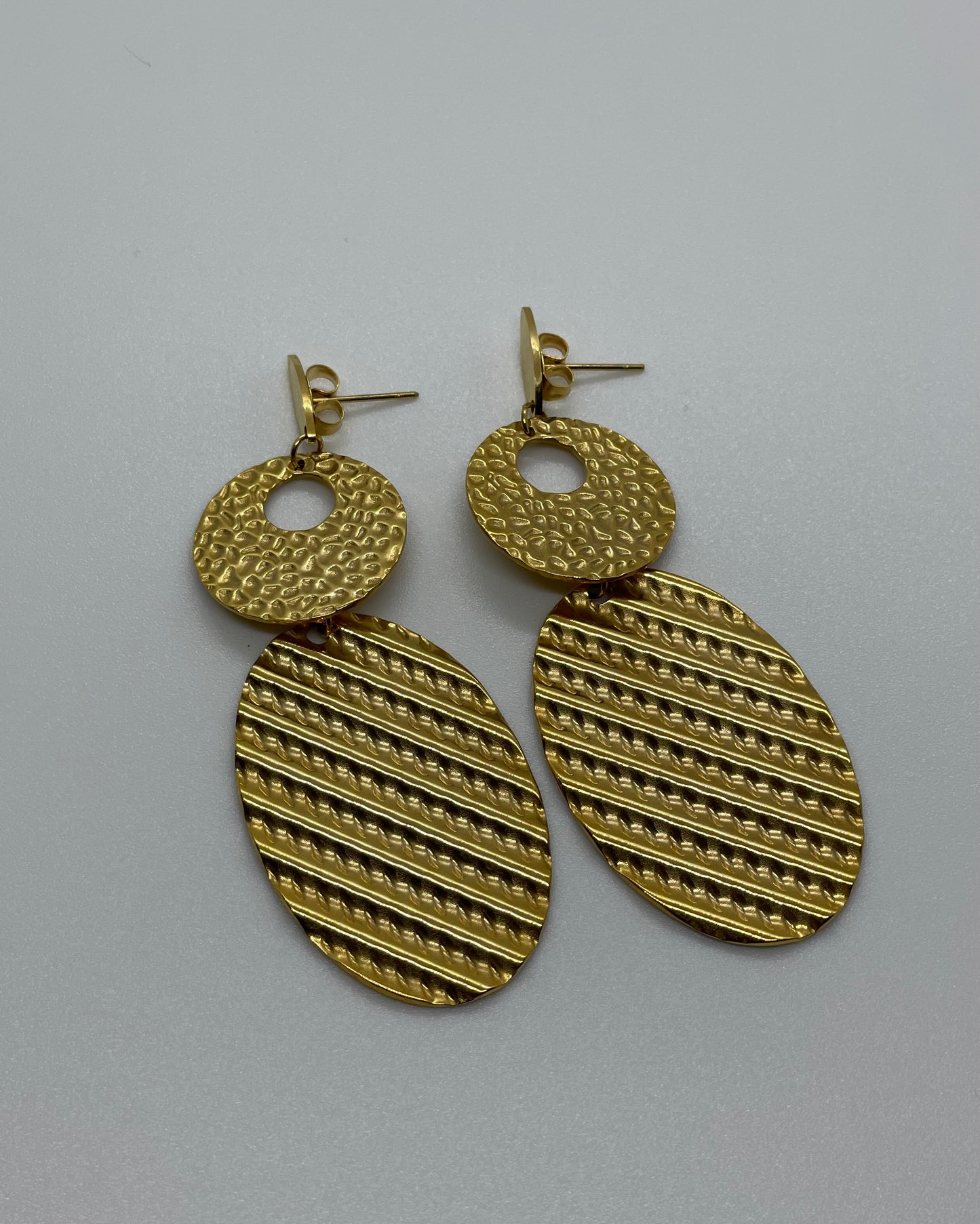 PENDIENTES COLGANTES OVALO